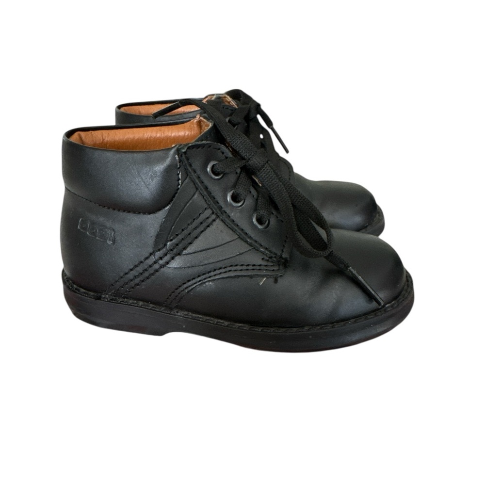 Dogi Kids Leather Boots – Black – Size 23 (US Toddler 7)